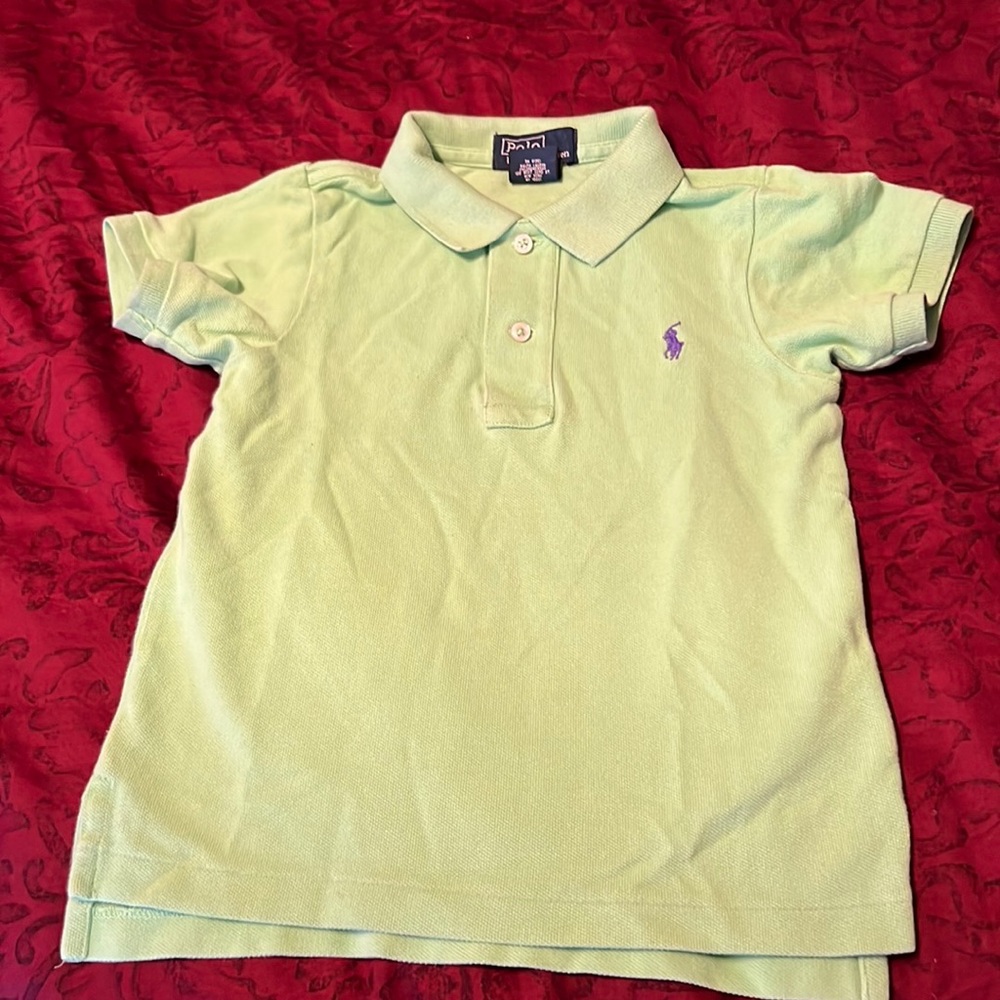 Polo by Ralph Lauren lime green Toddler polo shirt 24M
